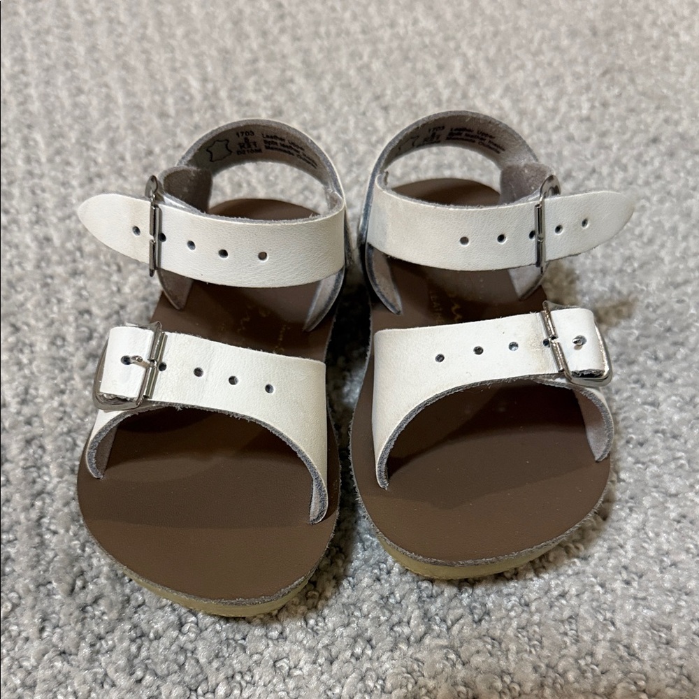 Sun-San White Surfer Sandals
